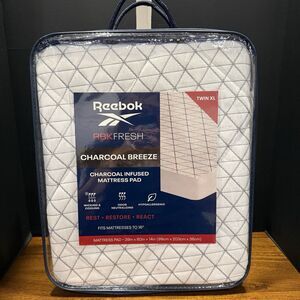 Reebok RBK Fresh Charcoal Breeze Mattress Pad - Twin XL